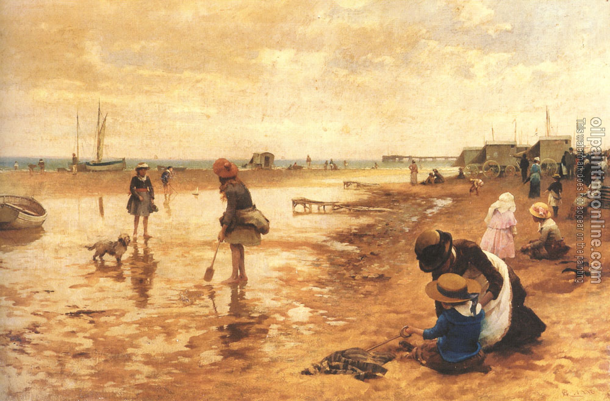 Glendening, Alfred - A day at the seaside